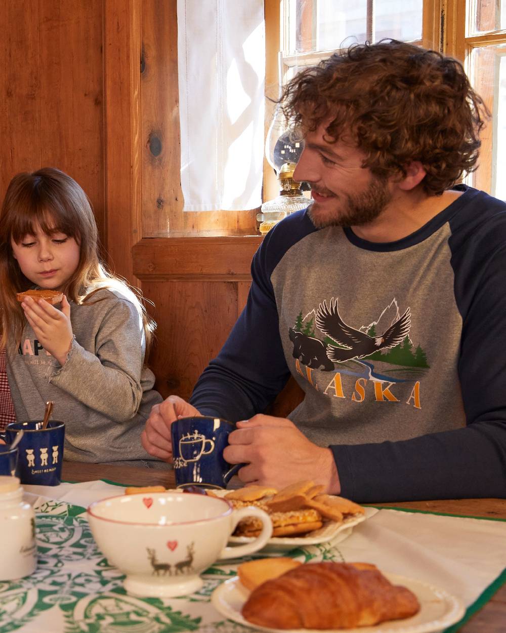 Pompea PIGIAMA LUNGO COTONE INTERLOCK SAGRANTINO