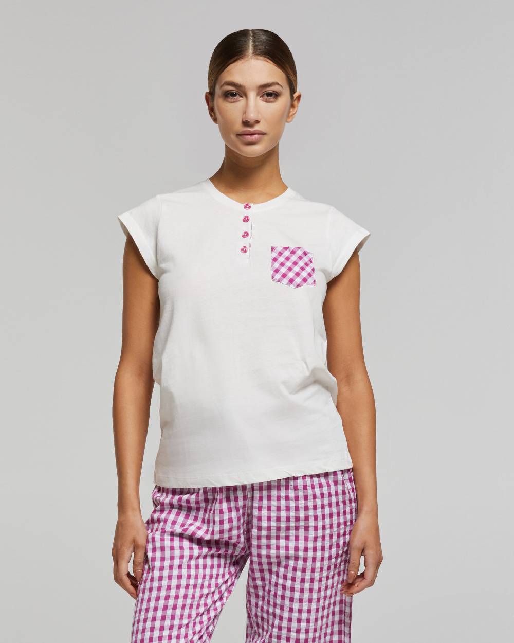 Pompea PIGIAMA LUNGO COTONE LEALIA