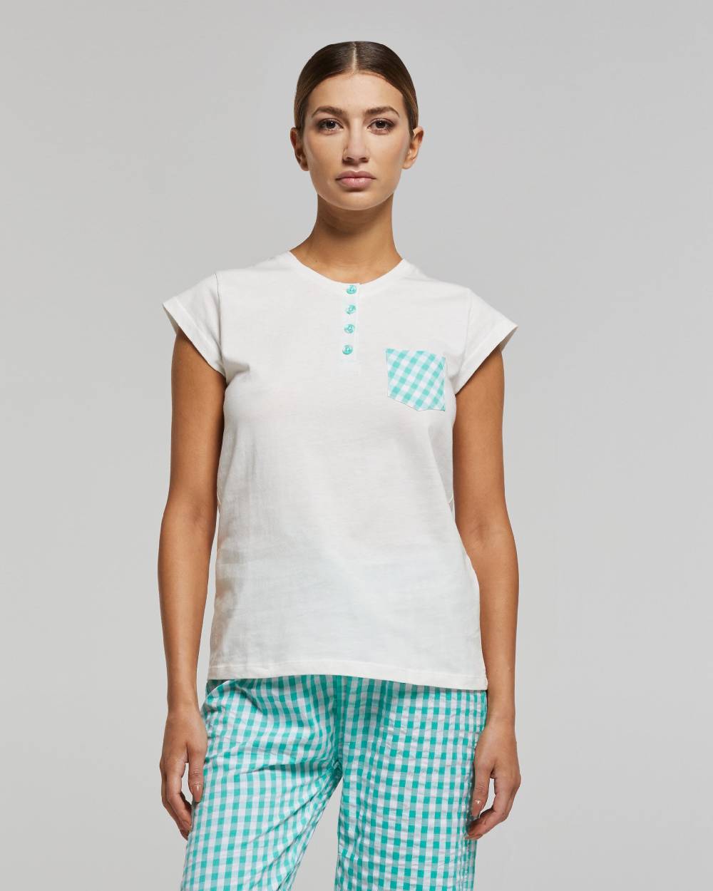 Pompea PIGIAMA LUNGO COTONE LEALIA