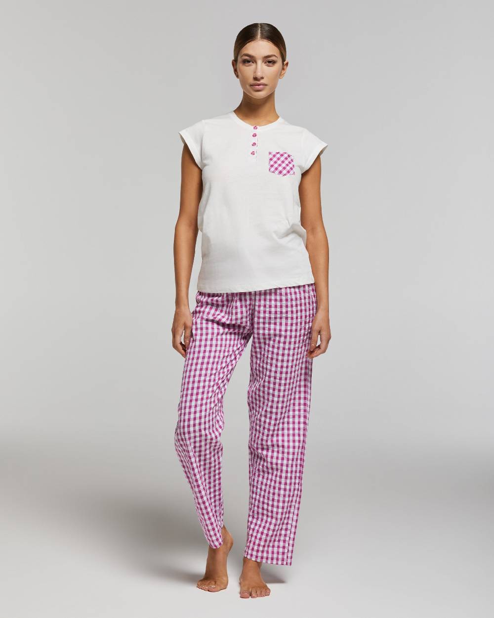 Pompea PIGIAMA LUNGO COTONE LEALIA