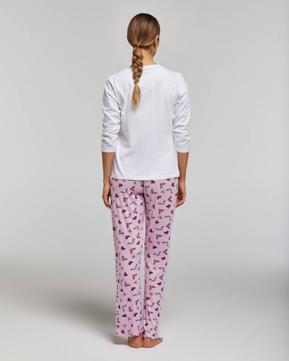 Pompea PIGIAMA LUNGO COTONE ORTENSIA