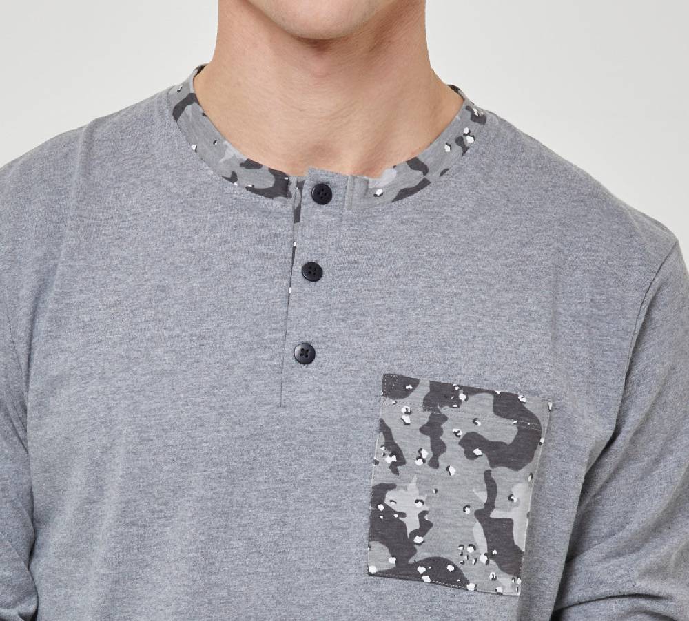 Pompea Pigiama Lungo Cotone Stelvio