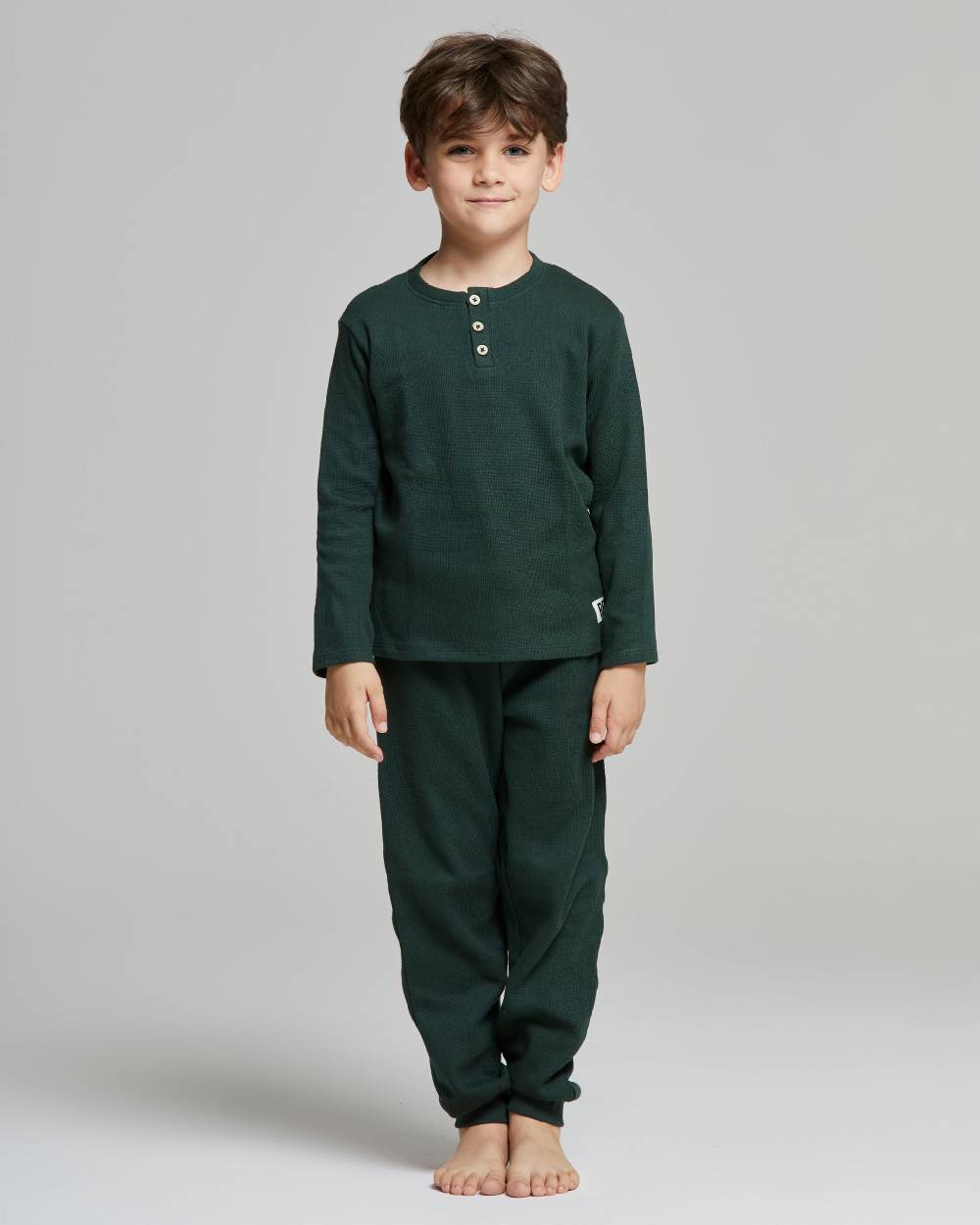 Pompea PIGIAMA LUNGO COTONE TRAMINER A COSTINE