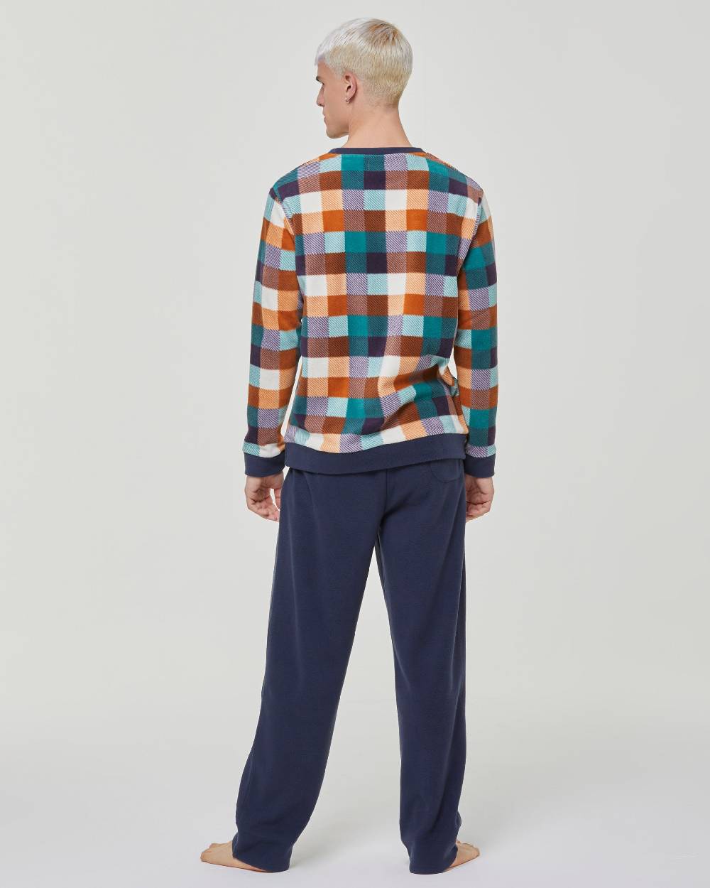 Pompea Pigiama Lungo Micropolar Ginseng