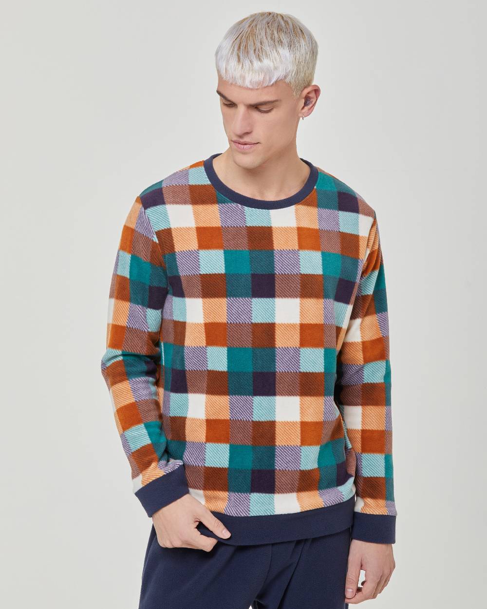 Pompea Pigiama Lungo Micropolar Ginseng