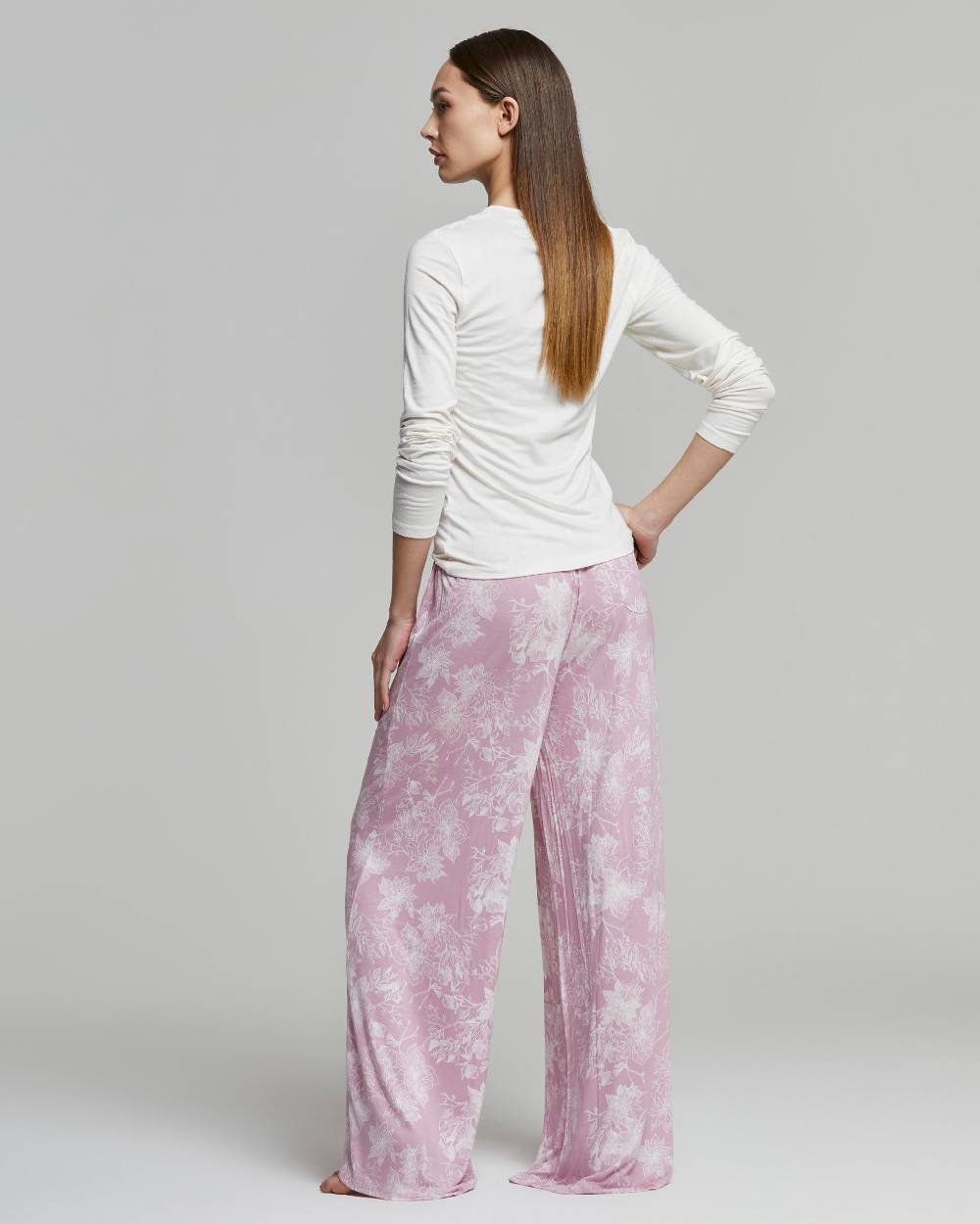 Pompea Pigiama Lungo Viscosa Cara