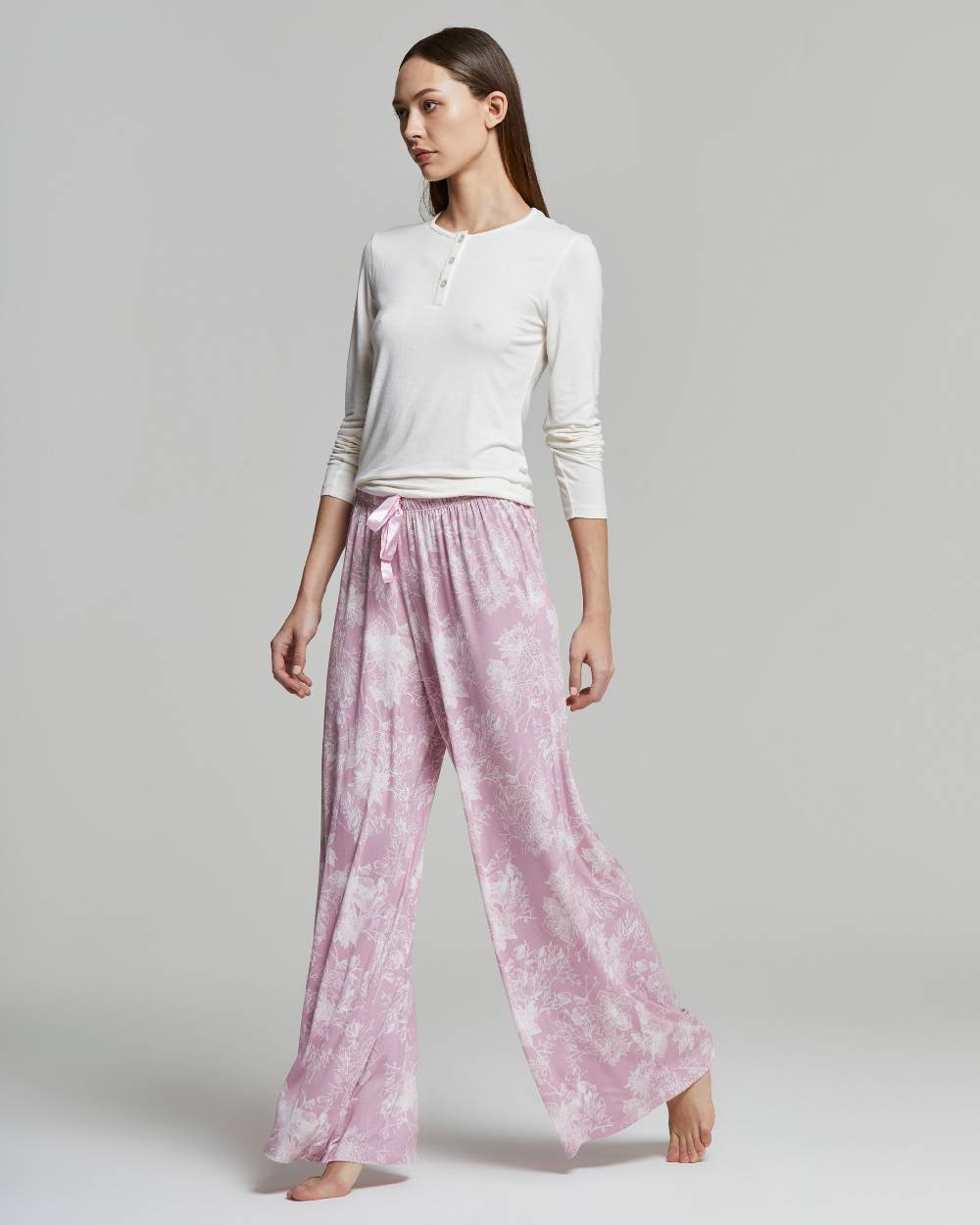 Pompea Pigiama Lungo Viscosa Cara