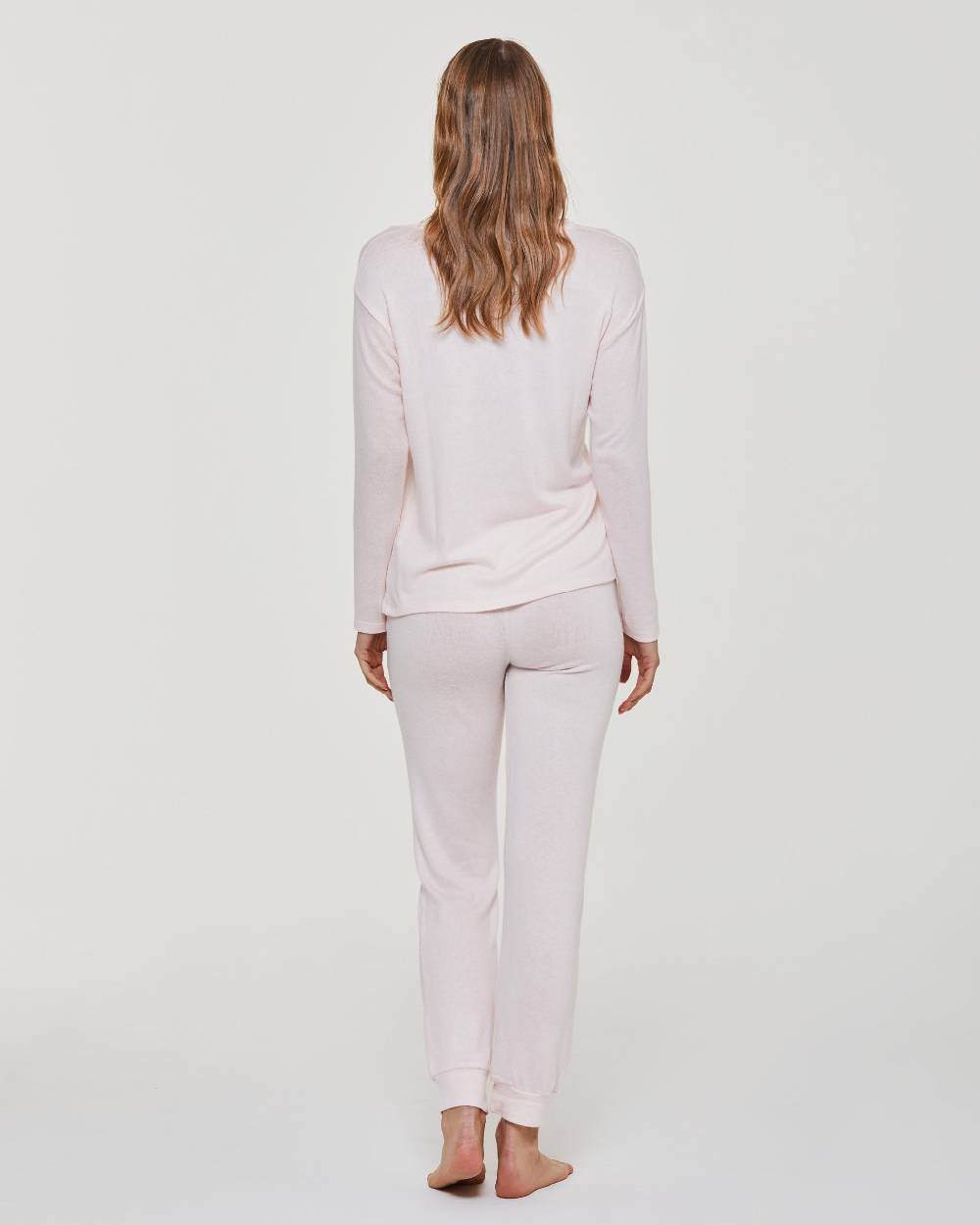 Pompea Pigiama Lungo Viscosa Croda