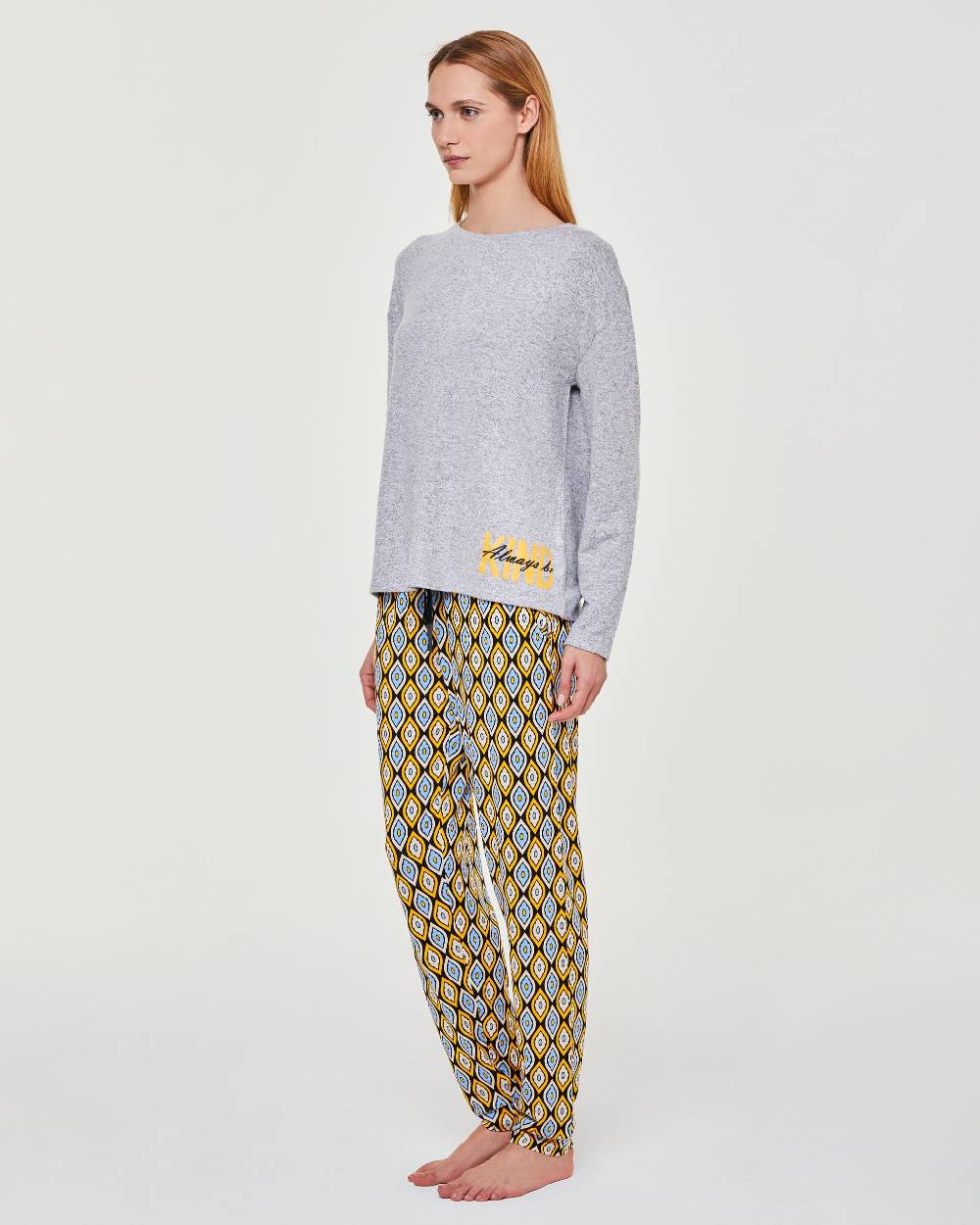 Pompea Pigiama Lungo Viscosa Fresia