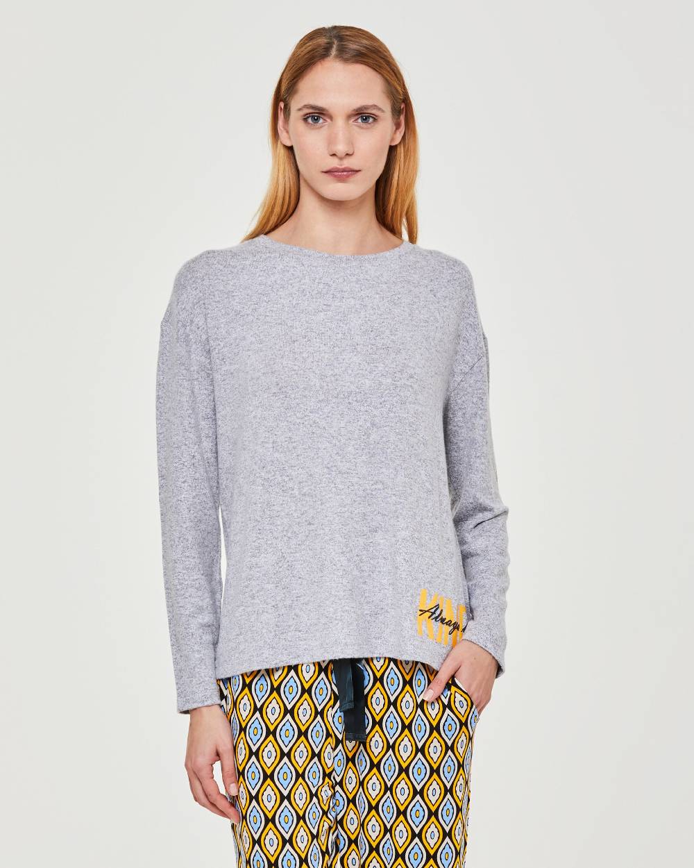 Pompea Pigiama Lungo Viscosa Fresia