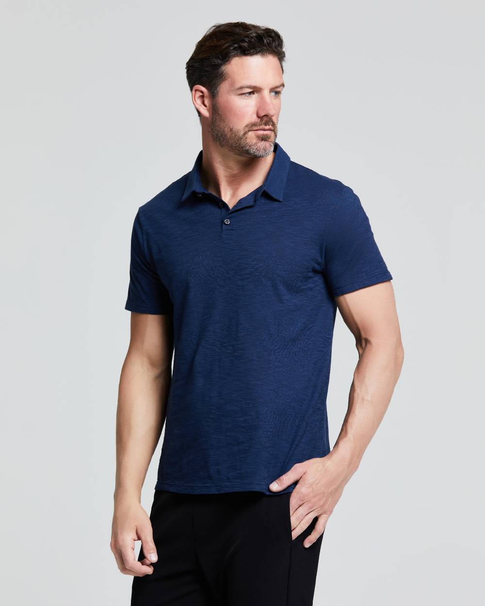 Pompea POLO UOMO COTONE FIAMMATO