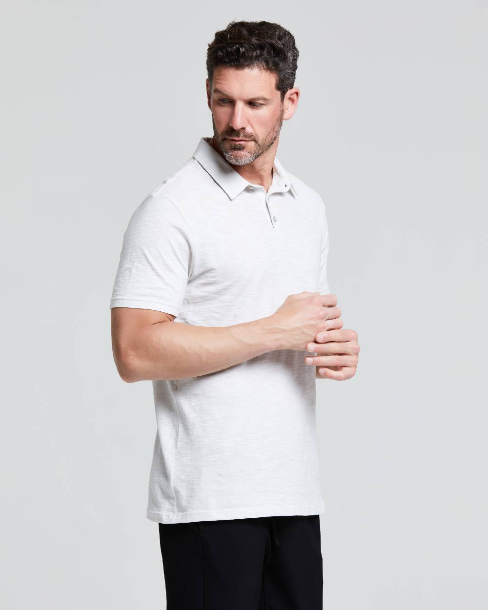 Pompea POLO UOMO COTONE FIAMMATO