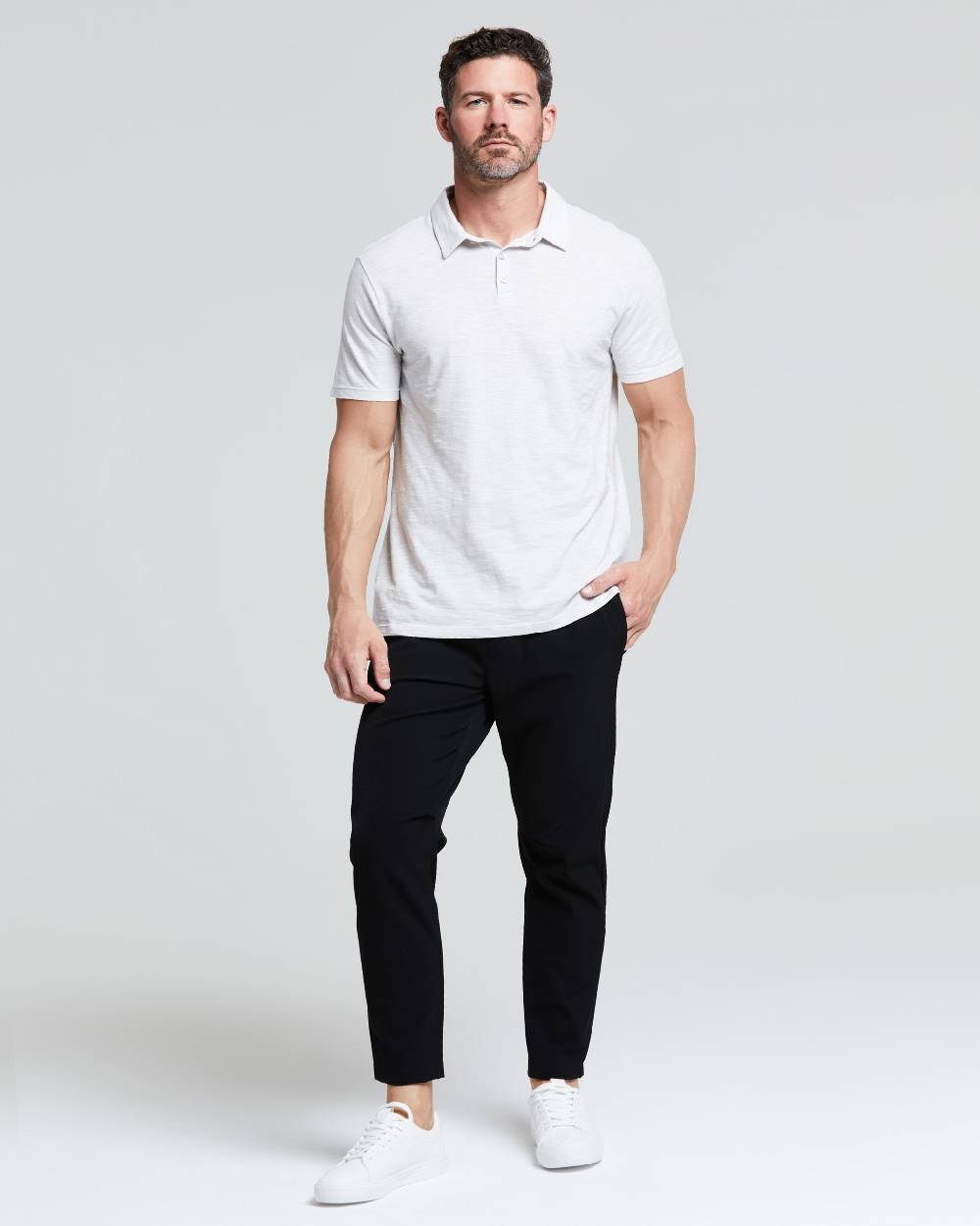 Pompea POLO UOMO COTONE FIAMMATO