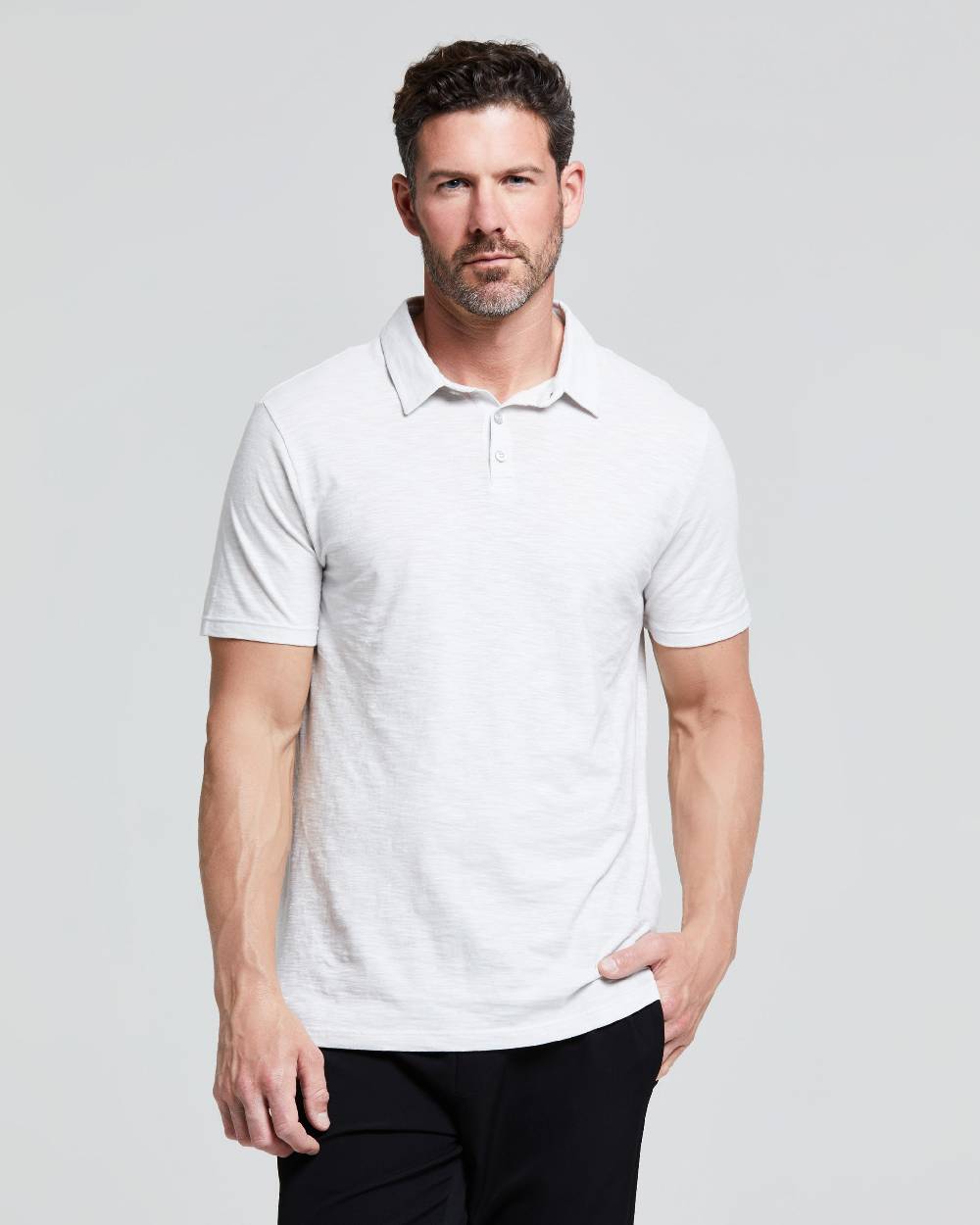 Pompea POLO UOMO COTONE FIAMMATO