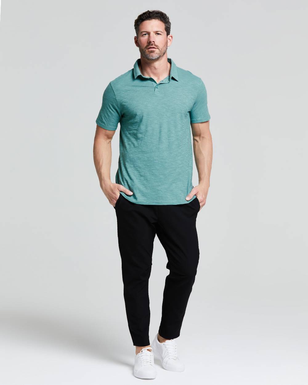 Pompea POLO UOMO COTONE FIAMMATO