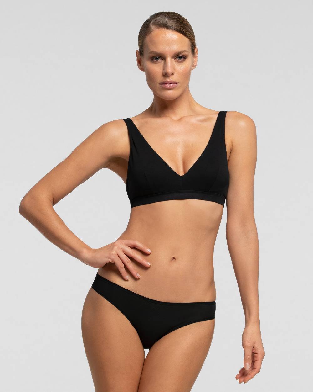 Pompea Reggiseno con ferretto Cotton Planet