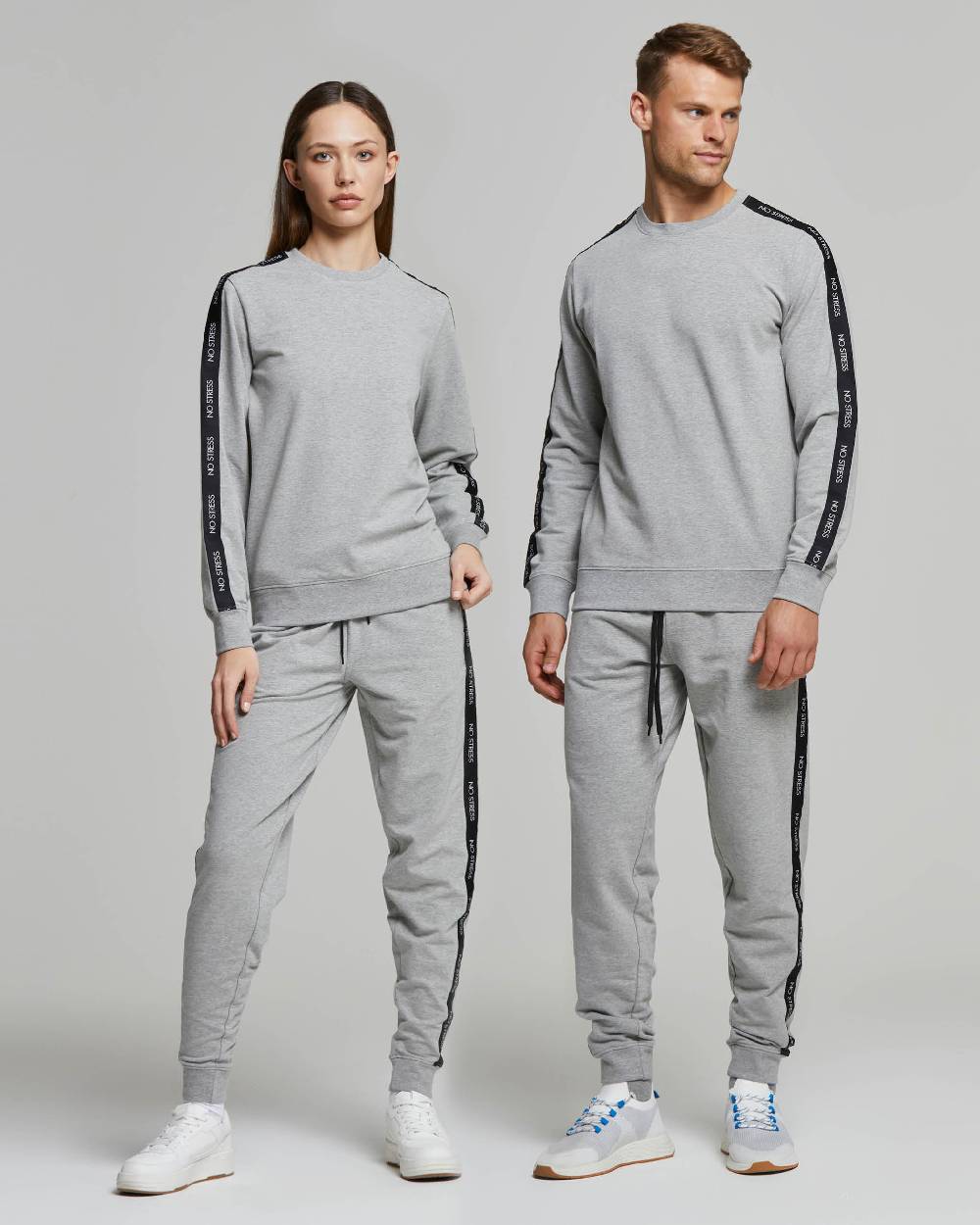 Pompea Set Completo Tuta NO STRESS (Grigio Melange)