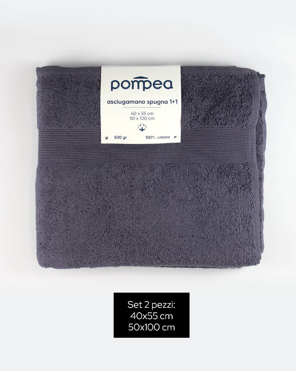 Pompea Set Spugna Viso + Ospite