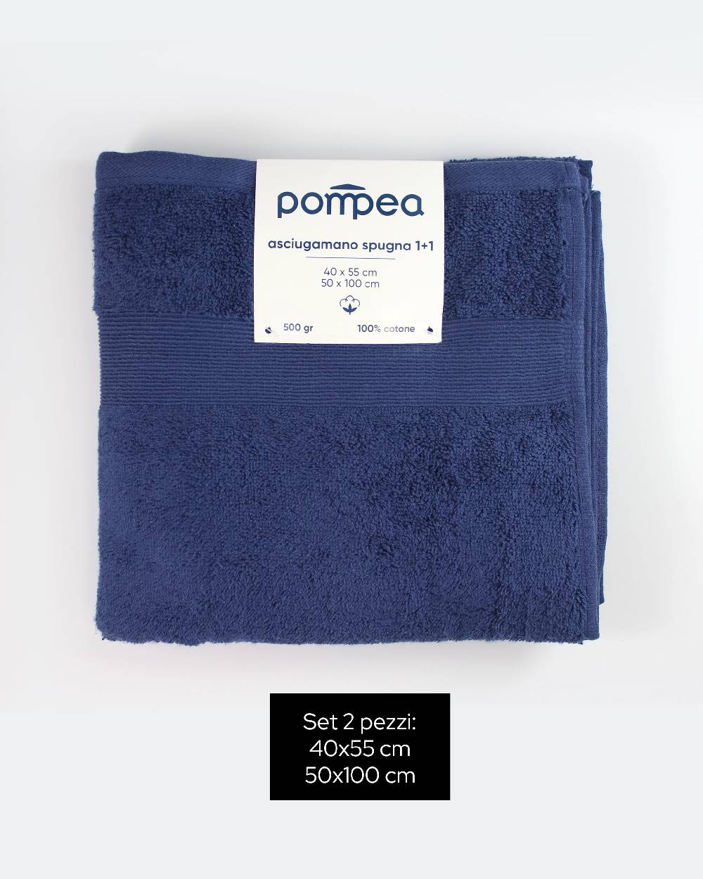 Pompea Set Spugna Viso + Ospite