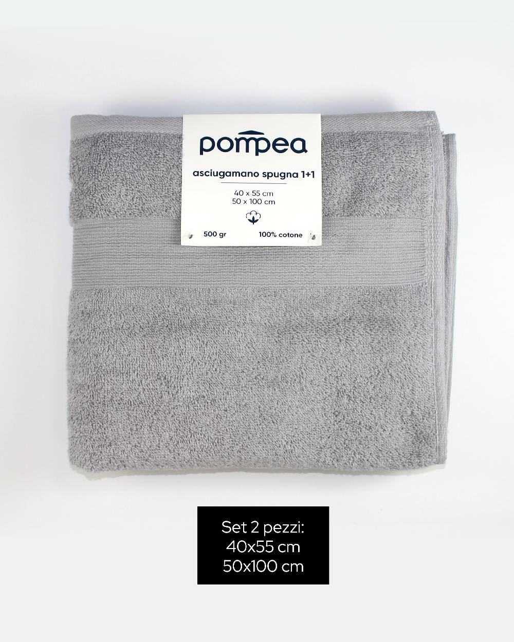 Pompea Set Spugna Viso + Ospite