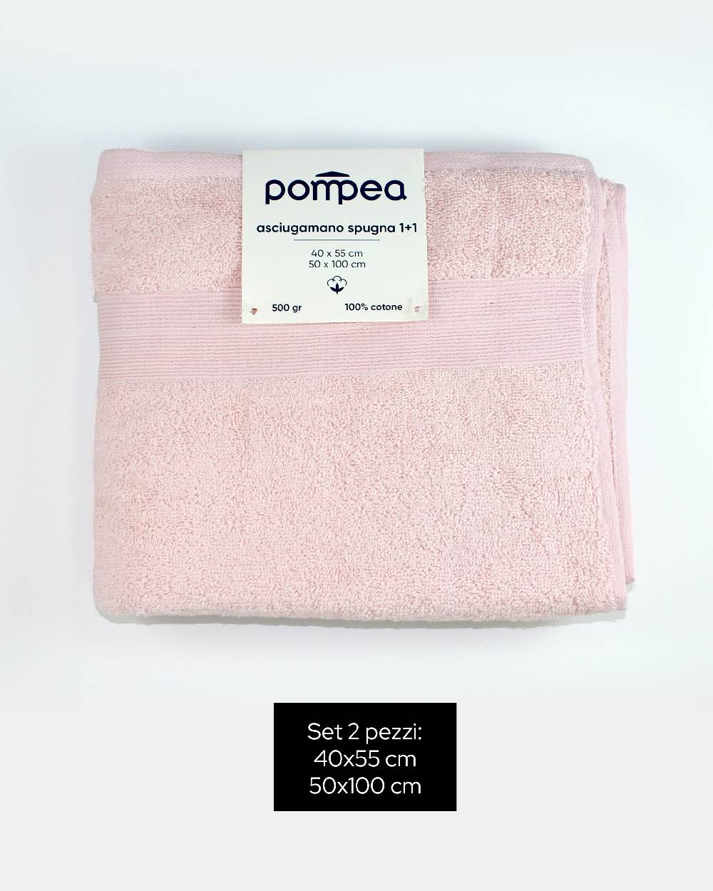 Pompea Set Spugna Viso + Ospite