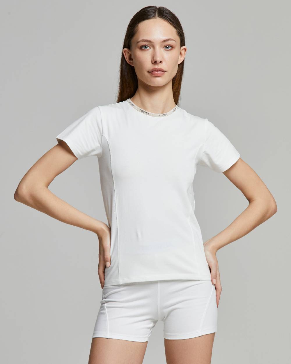 Pompea T-shirt donna no stress slim fit cotone