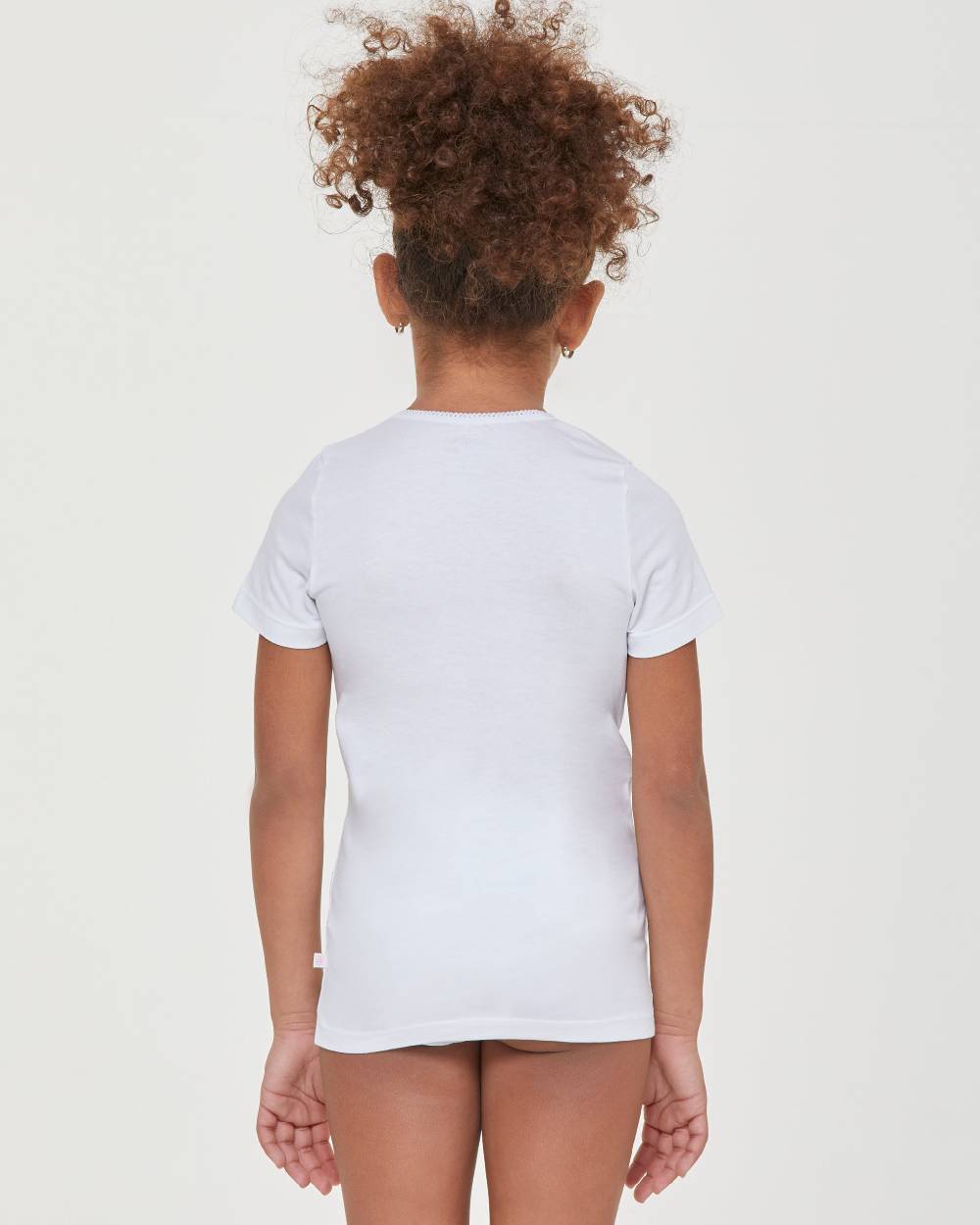 Pompea T-shirt Girocollo Bimba In Cotone Organico