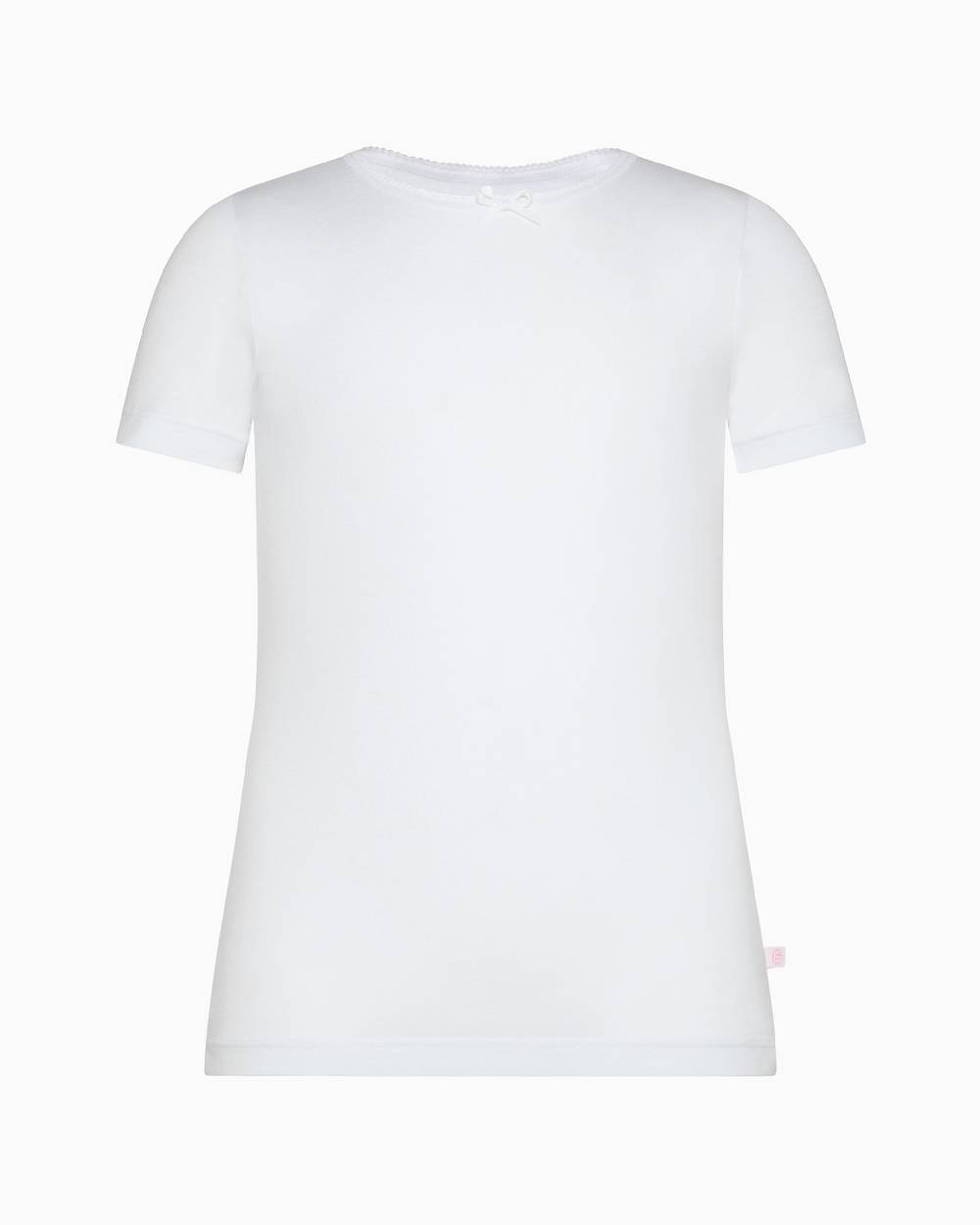 Pompea T-shirt Girocollo Bimba In Cotone Organico