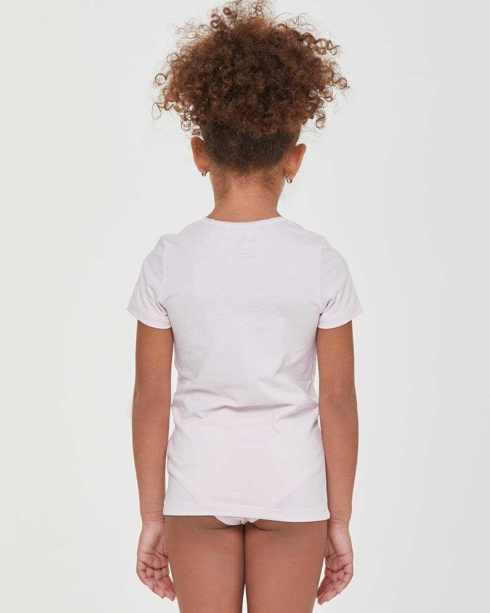 Pompea T-shirt Girocollo Bimba In Cotone Organico