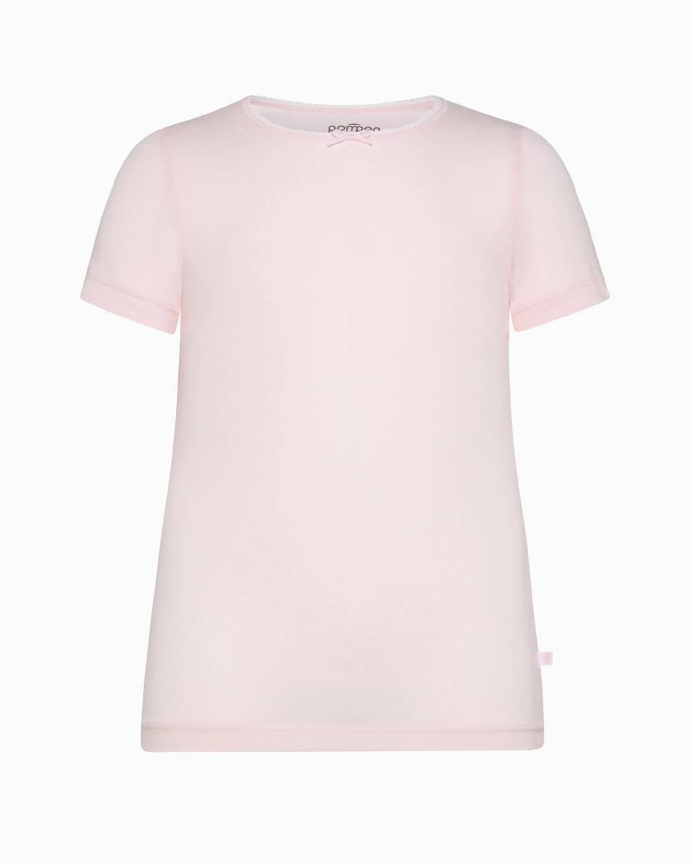 Pompea T-shirt Girocollo Bimba In Cotone Organico