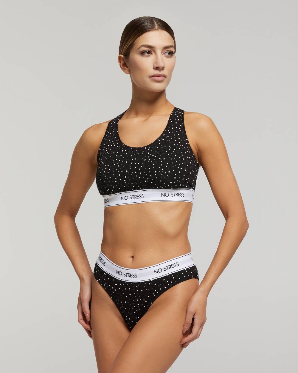 Pompea Top No Stress Cotone Pois