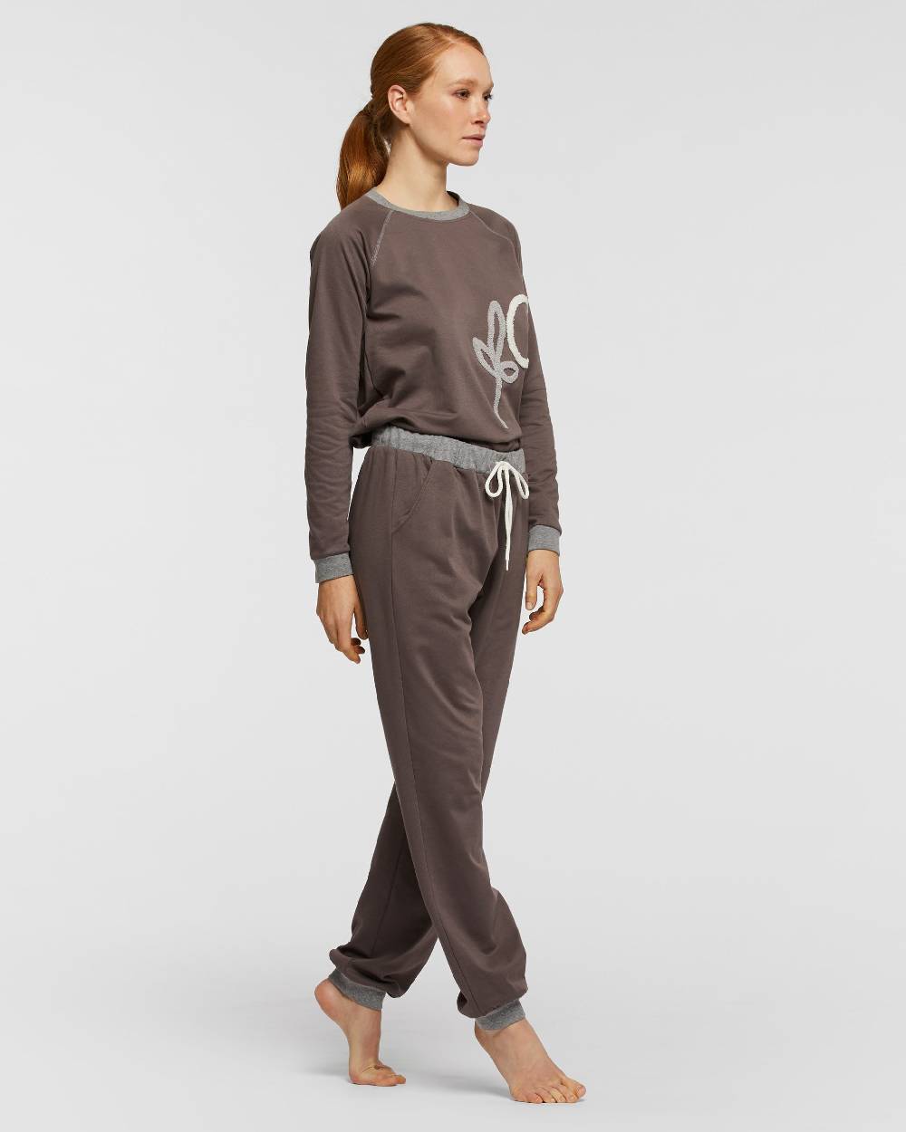 Pompea Tuta Lunga Cotone Montebianco