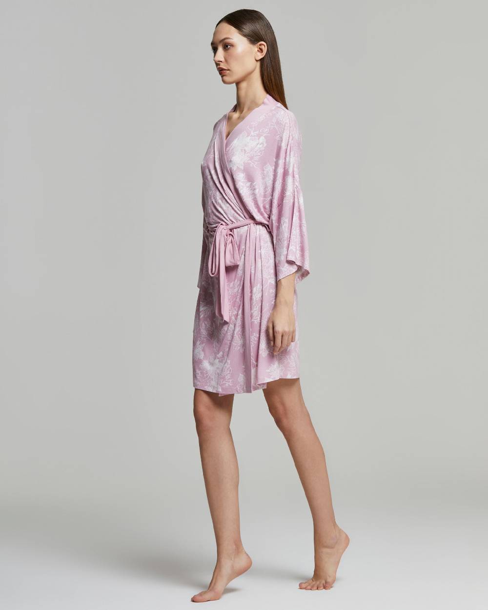 Pompea Vestaglia Loren Con Stampa Floreale