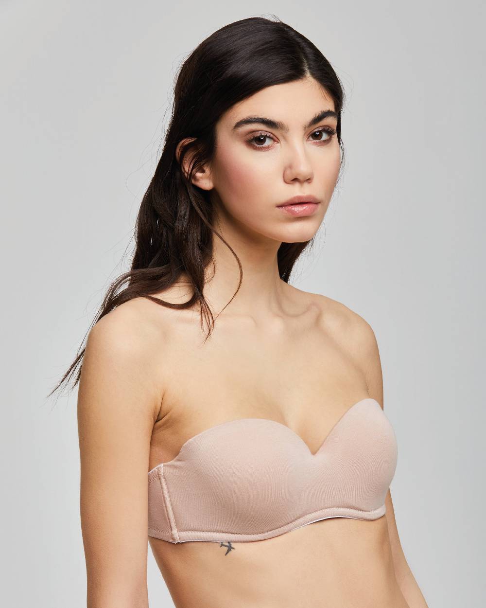 Pompea REGGISENO FASCIA COTONE ORGANICO COPPE IMBOTTITE