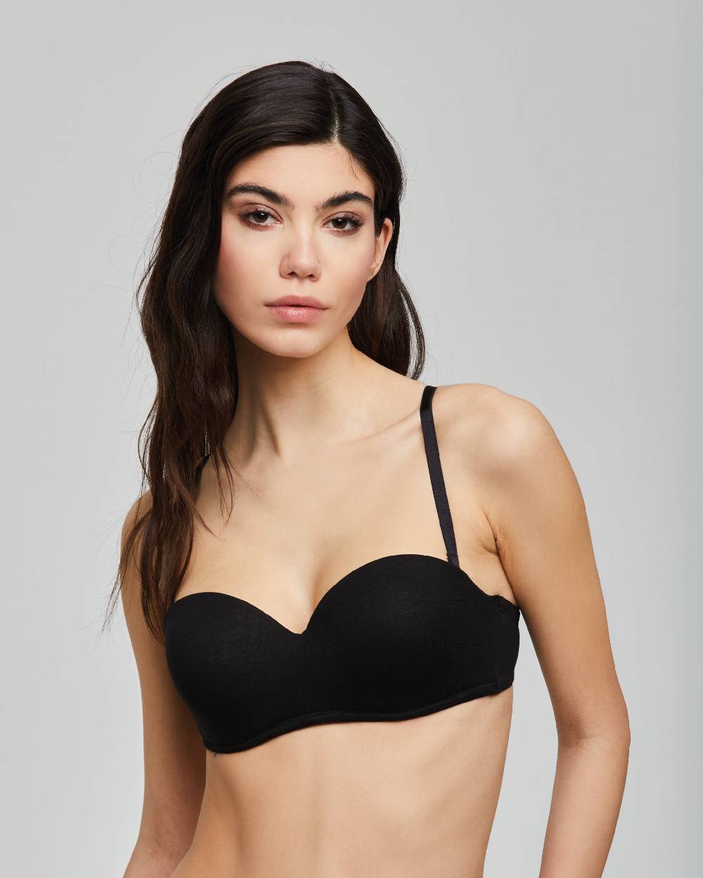 Pompea REGGISENO FASCIA COTONE ORGANICO COPPE IMBOTTITE