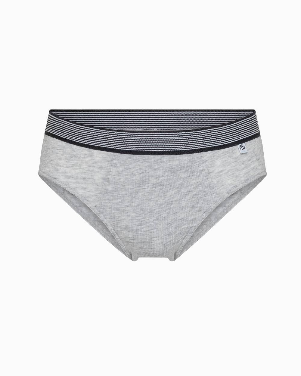 Pompea Slip Bimbo In Cotone Organico Con Elastico A Righe