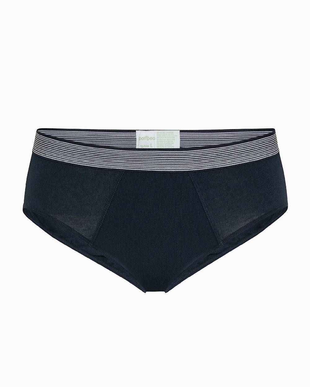 Pompea Slip In Cotone Organico Cotton Planet Con Cinturino Elasticizzato