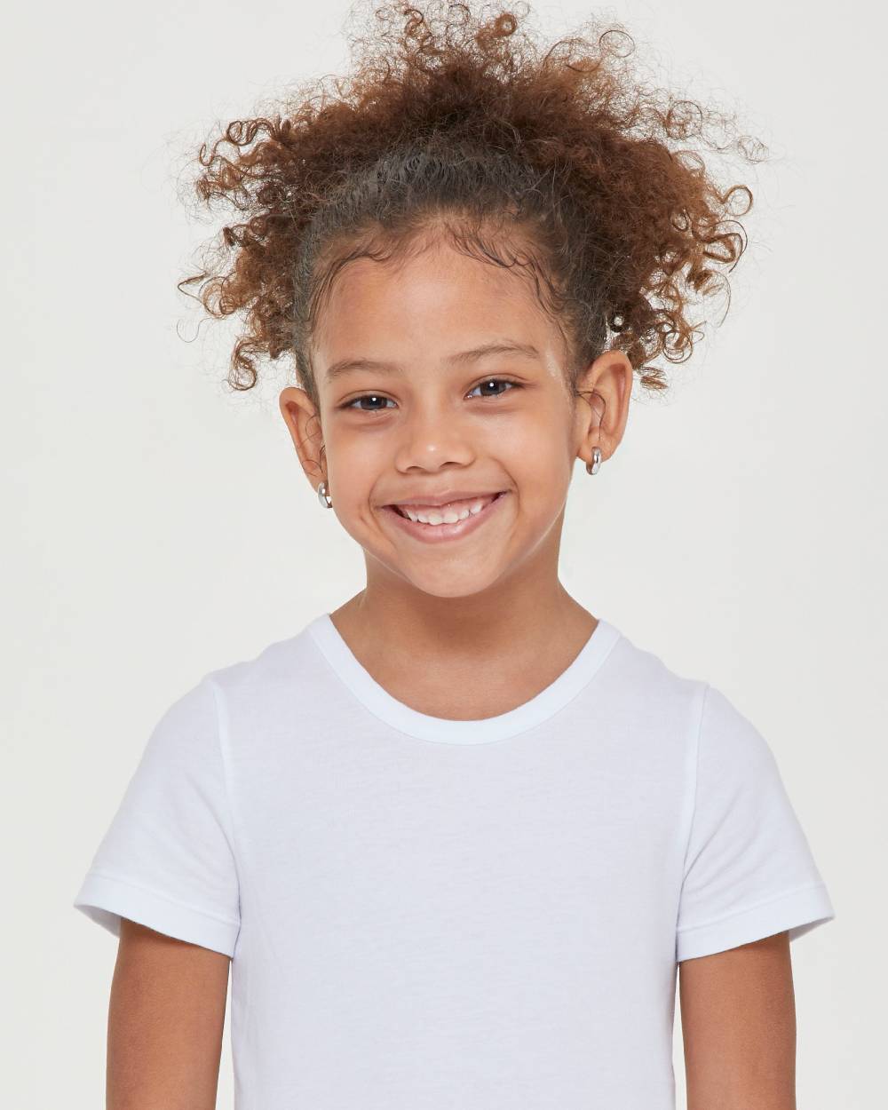 Pompea T-shirt Girocollo Bimba In Caldo Cotone Organico