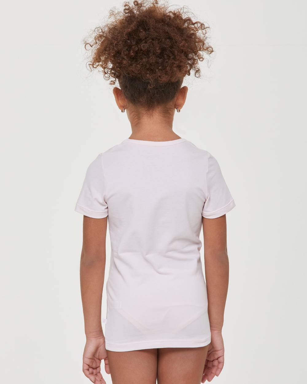 Pompea T-shirt Girocollo Bimba In Caldo Cotone Organico