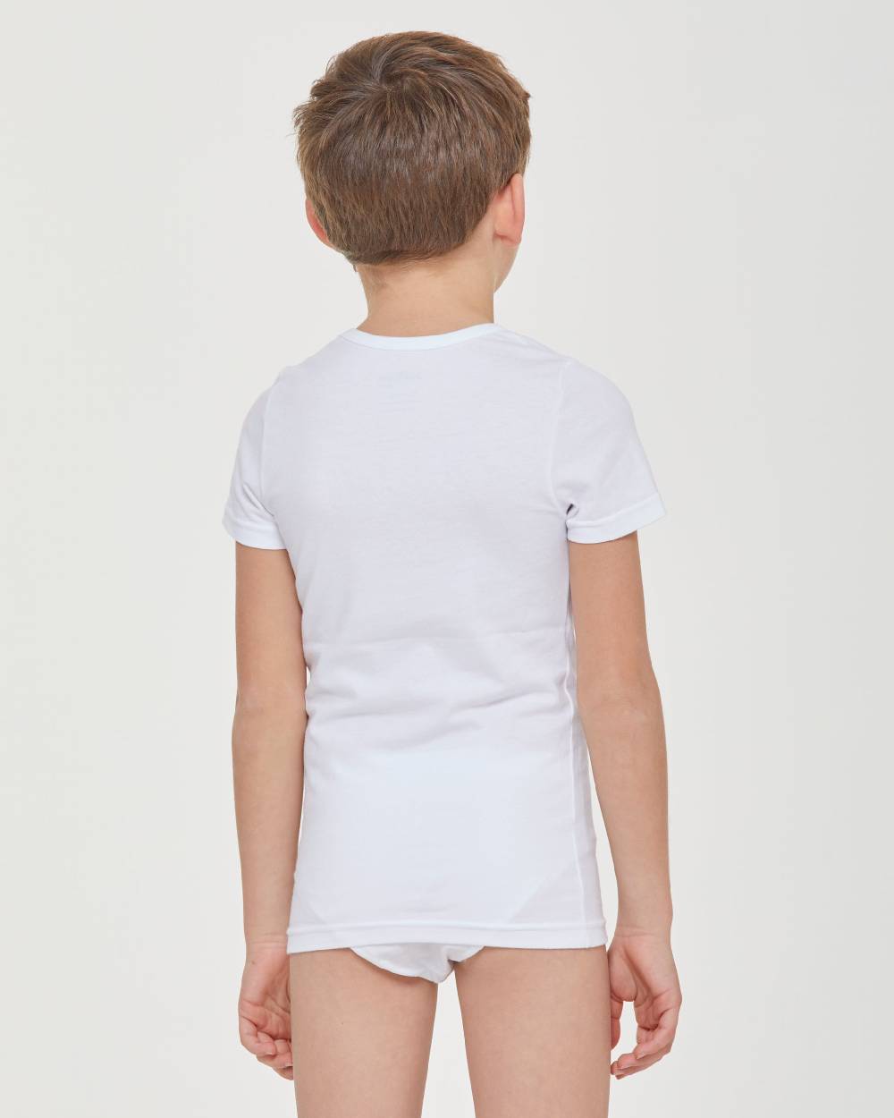 Pompea T-shirt Girocollo Bimbo In Caldo Cotone Organico