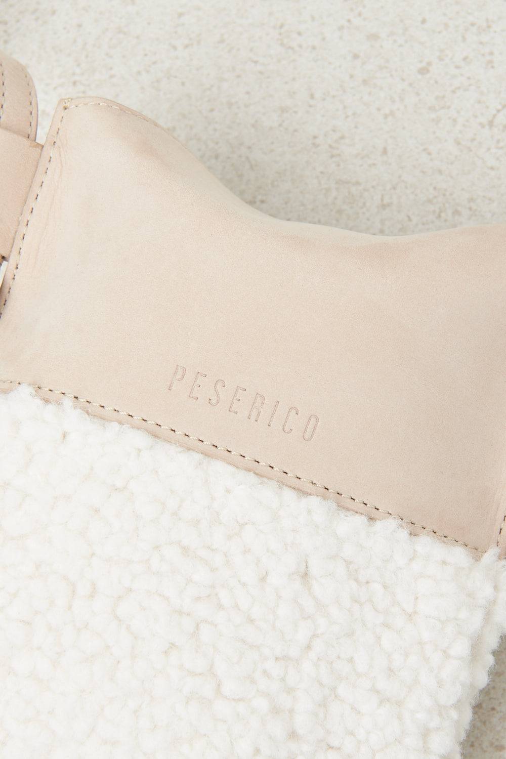 Peserico Borsa Portacellulare In Eco-pelliccia E Vera Pelle