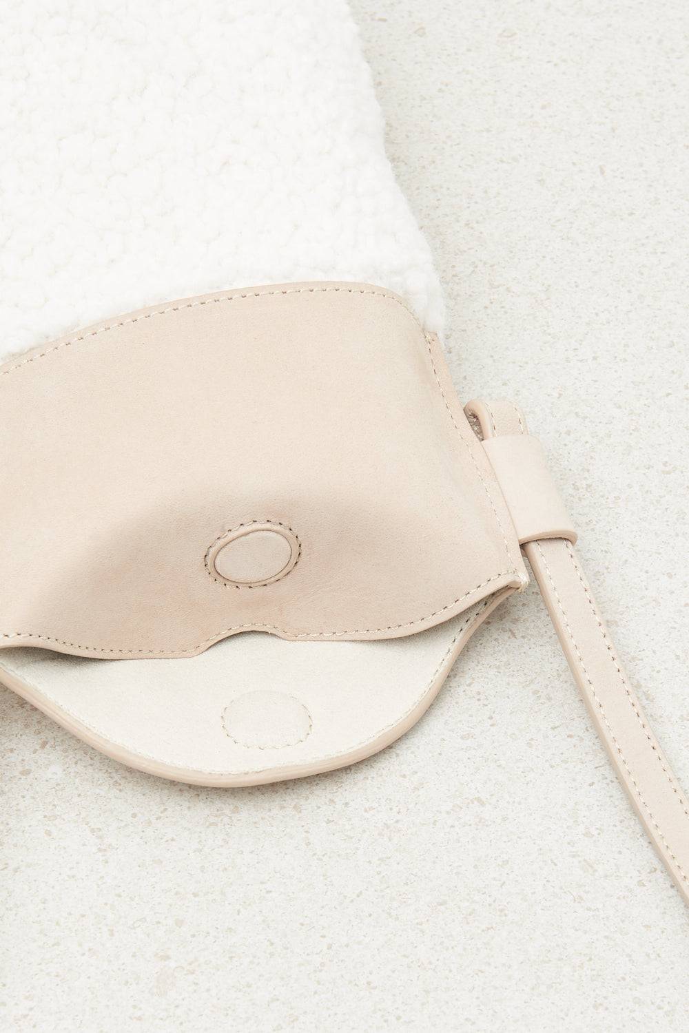 Peserico Borsa Portacellulare In Eco-pelliccia E Vera Pelle