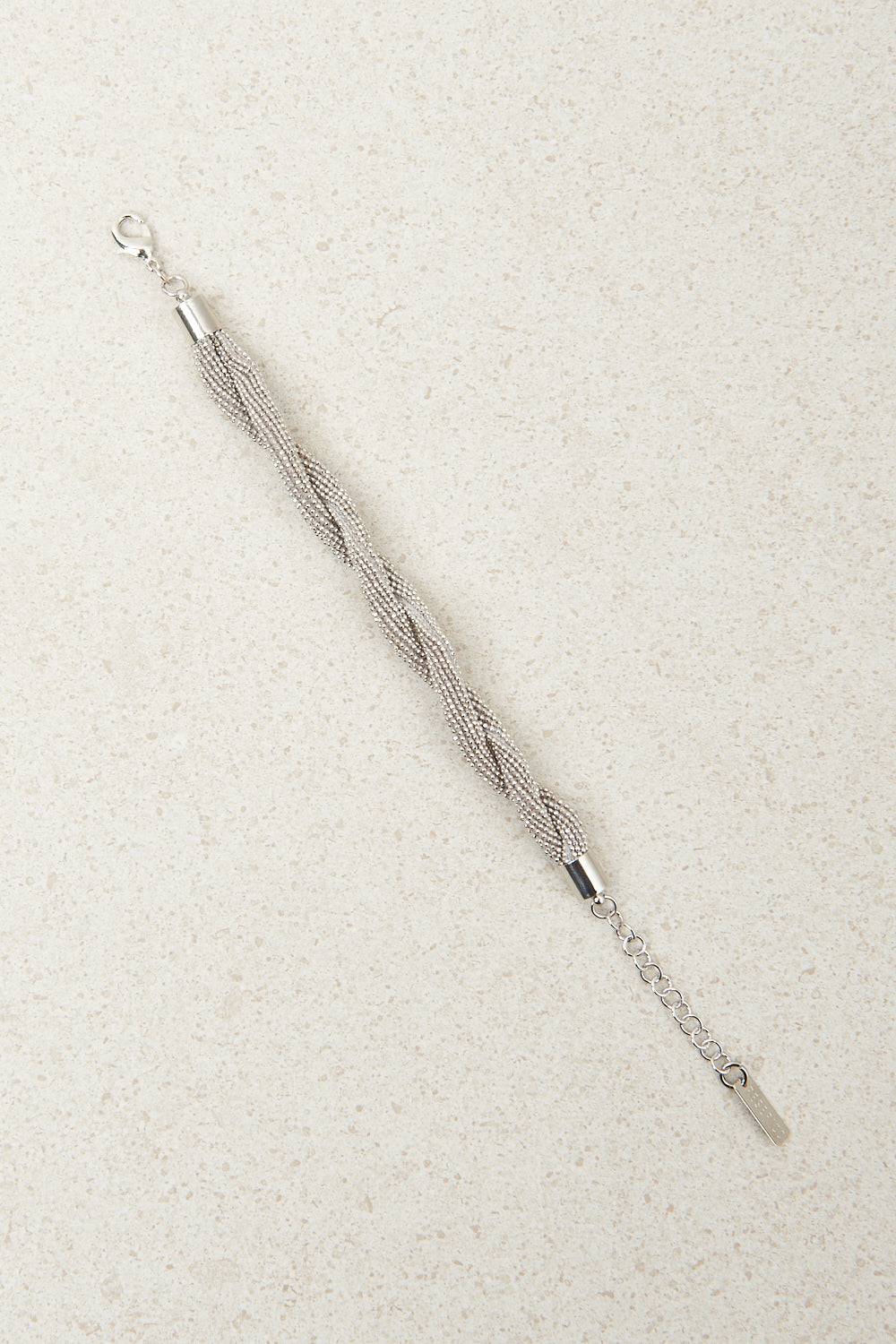 Peserico Bracciale con torchonne in catena Punto Luce