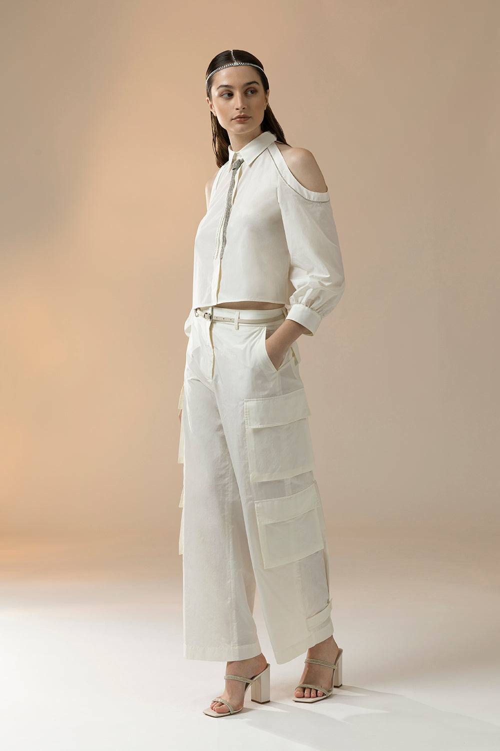 Peserico Camicia In Popeline In Misto Cotone Mano Vela