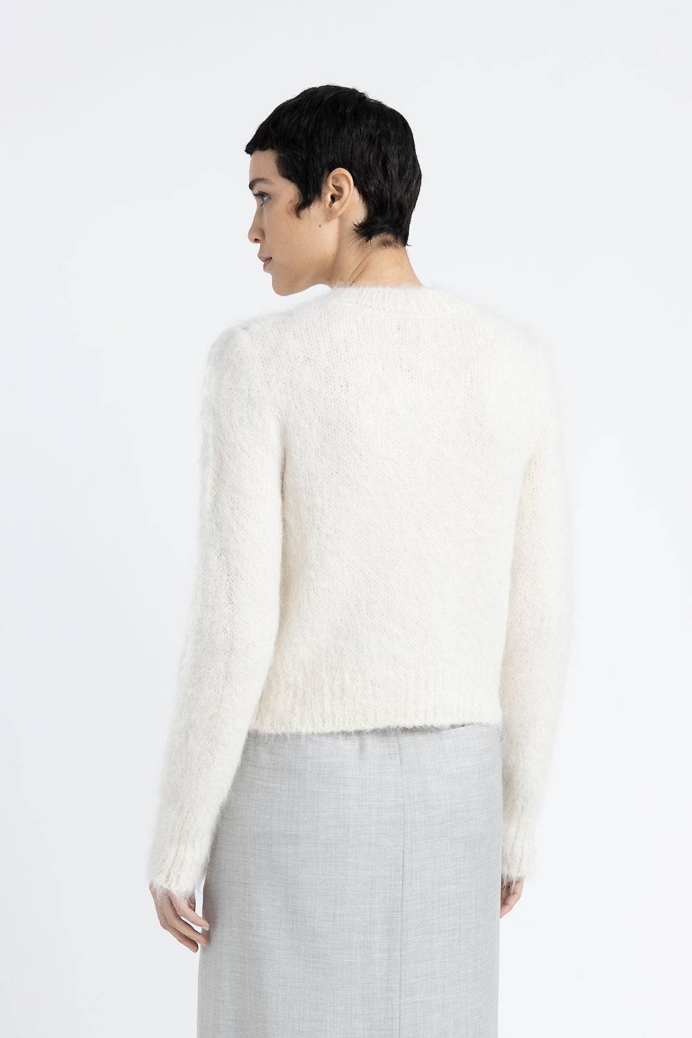 Peserico Cardigan Girocollo Con Bottoni In Lana D'alpaca E Merino