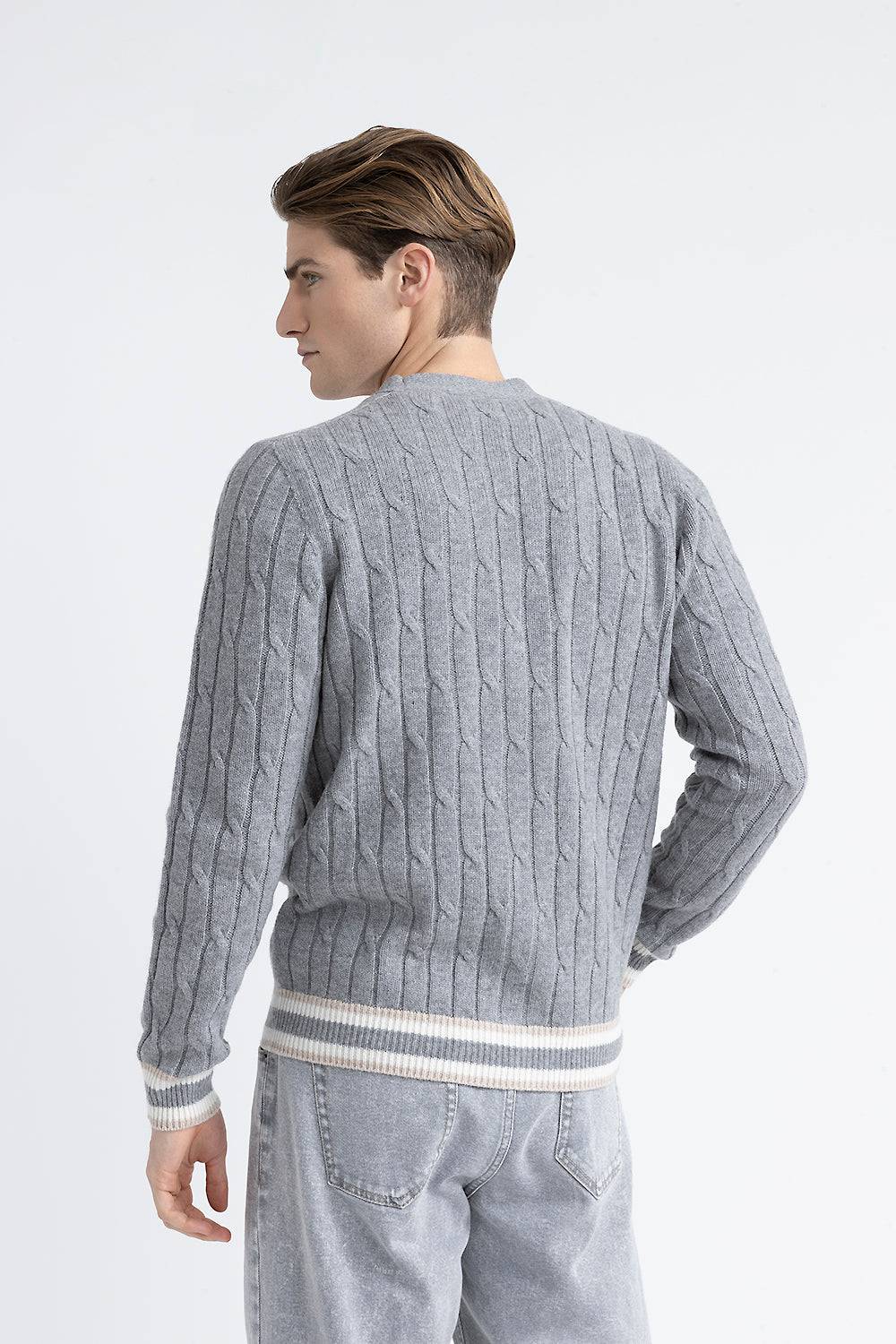 Peserico Cardigan In Lana Merinos Extrafine E Cashmere
