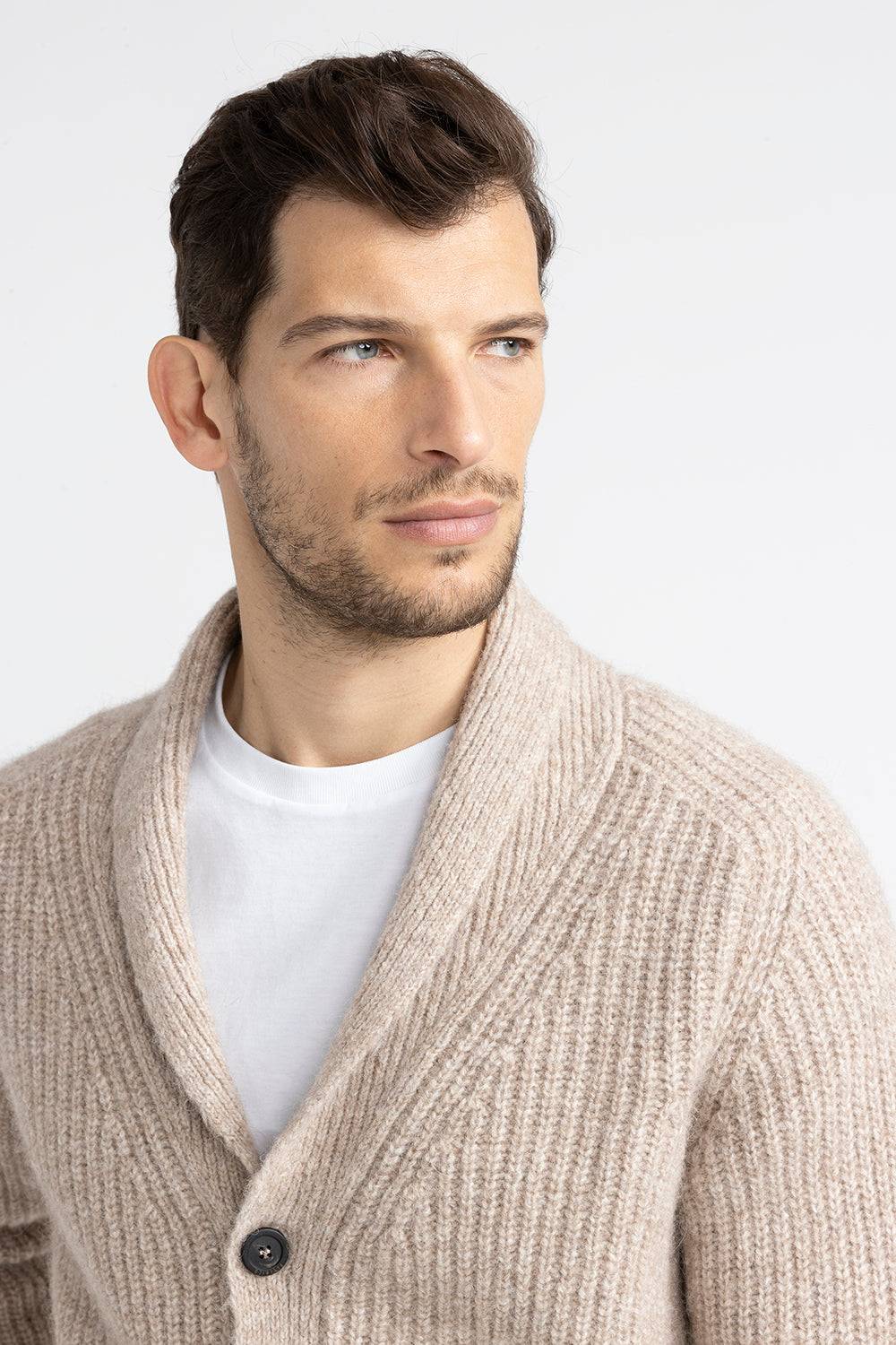 Peserico Cardigan In Lana Merinos Extrafine E Cashmere