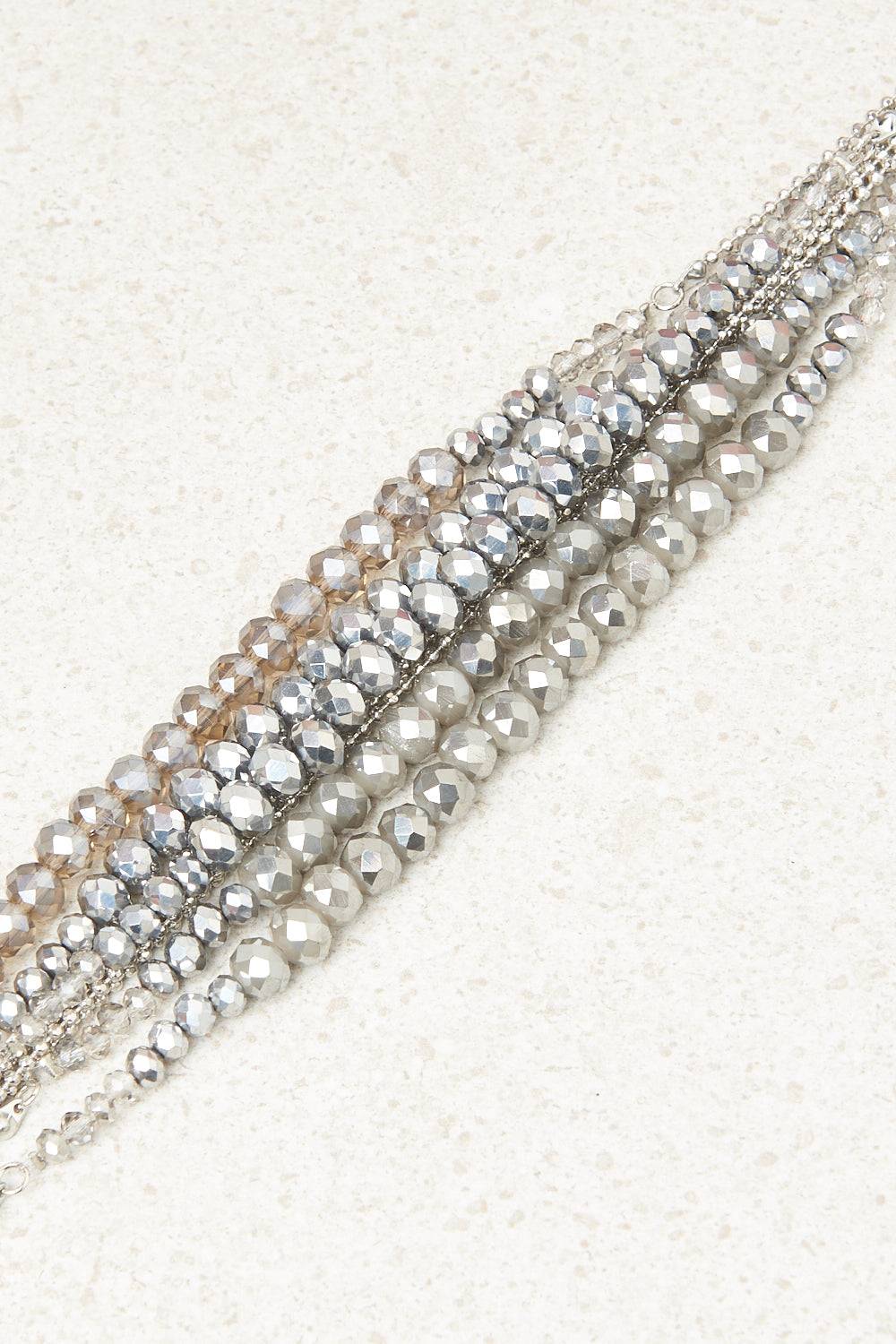 Peserico Collana Cravattino Con Demi-cristalli E Punto Luce