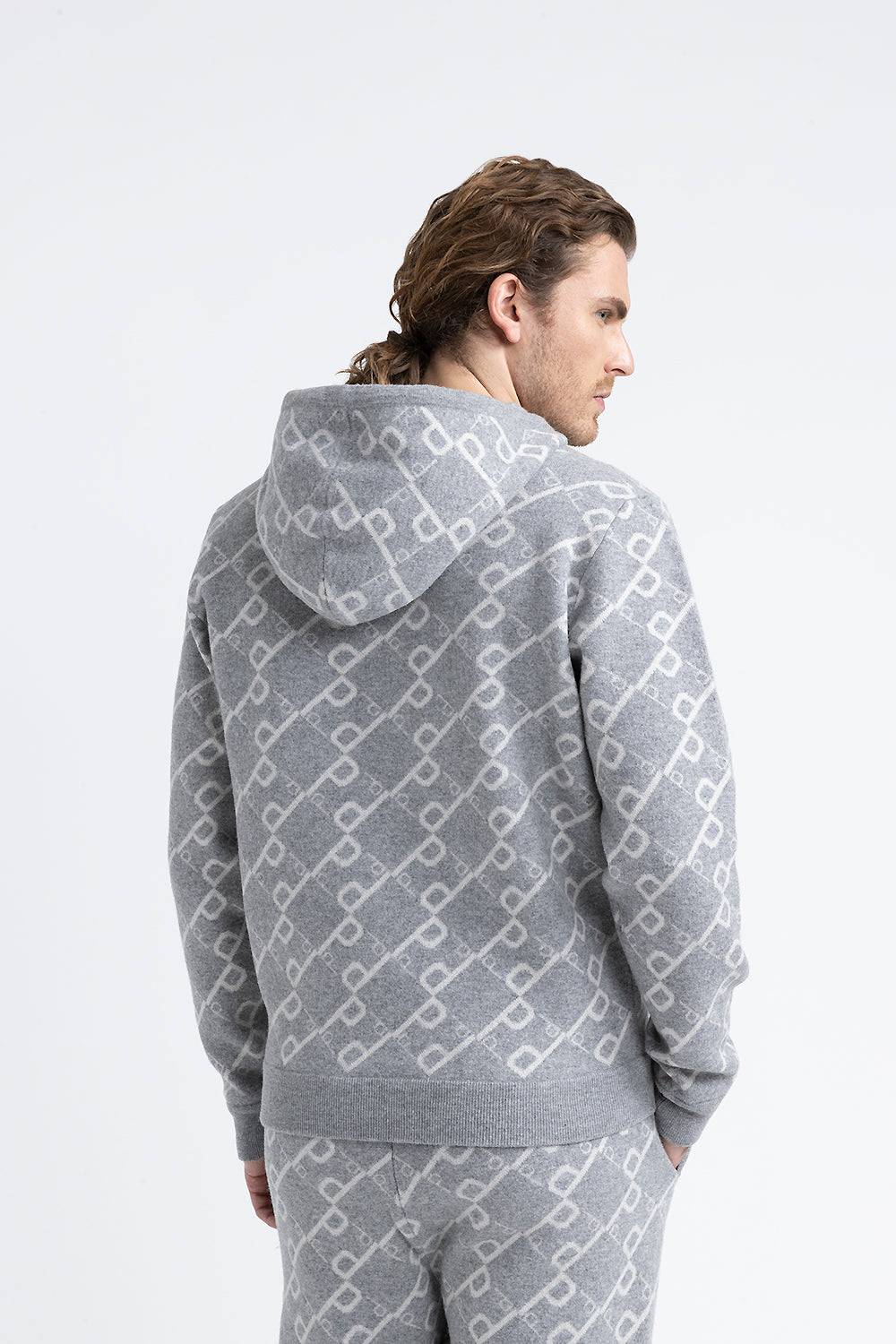 Peserico Felpa Con Cappuccio In Lana Merinos Extrafine E Cashmere