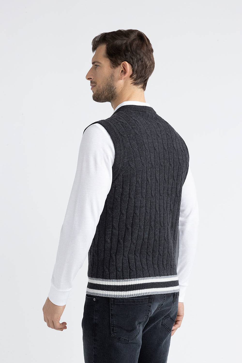 Peserico Gilet In Lana Merinos Extrafine E Cashmere